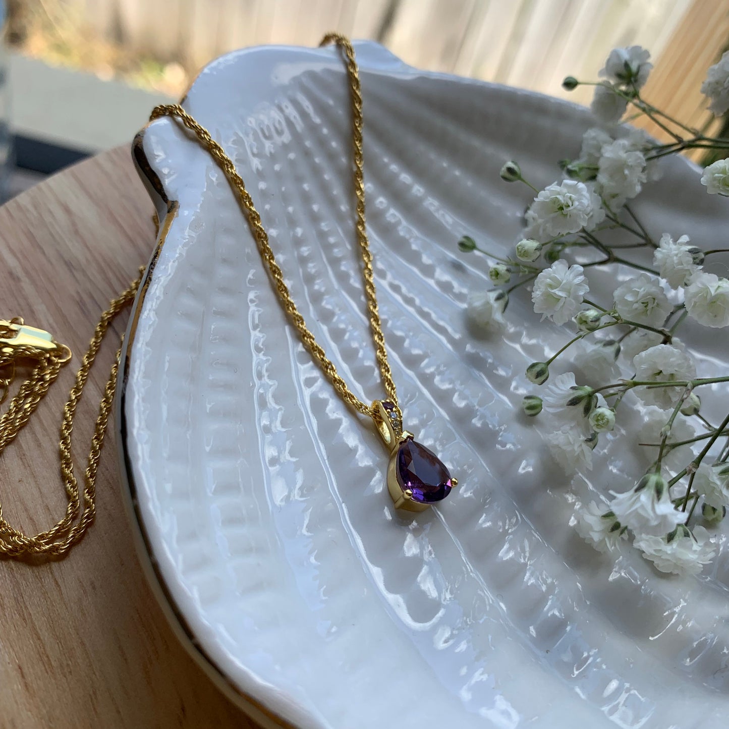 Aura Drop Pendant - Gold