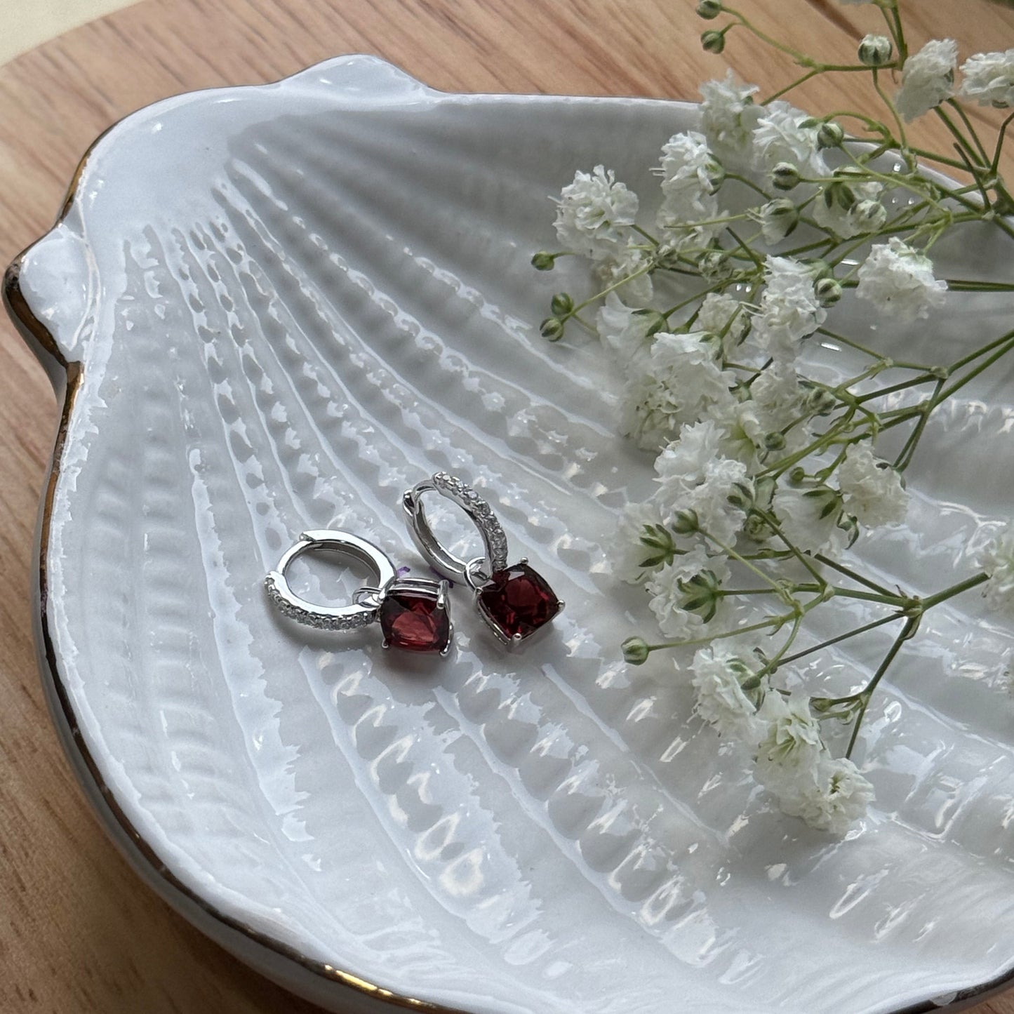 Aura Lumina Danglers - Silver