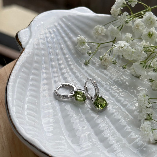 Aura Lumina Danglers - Silver